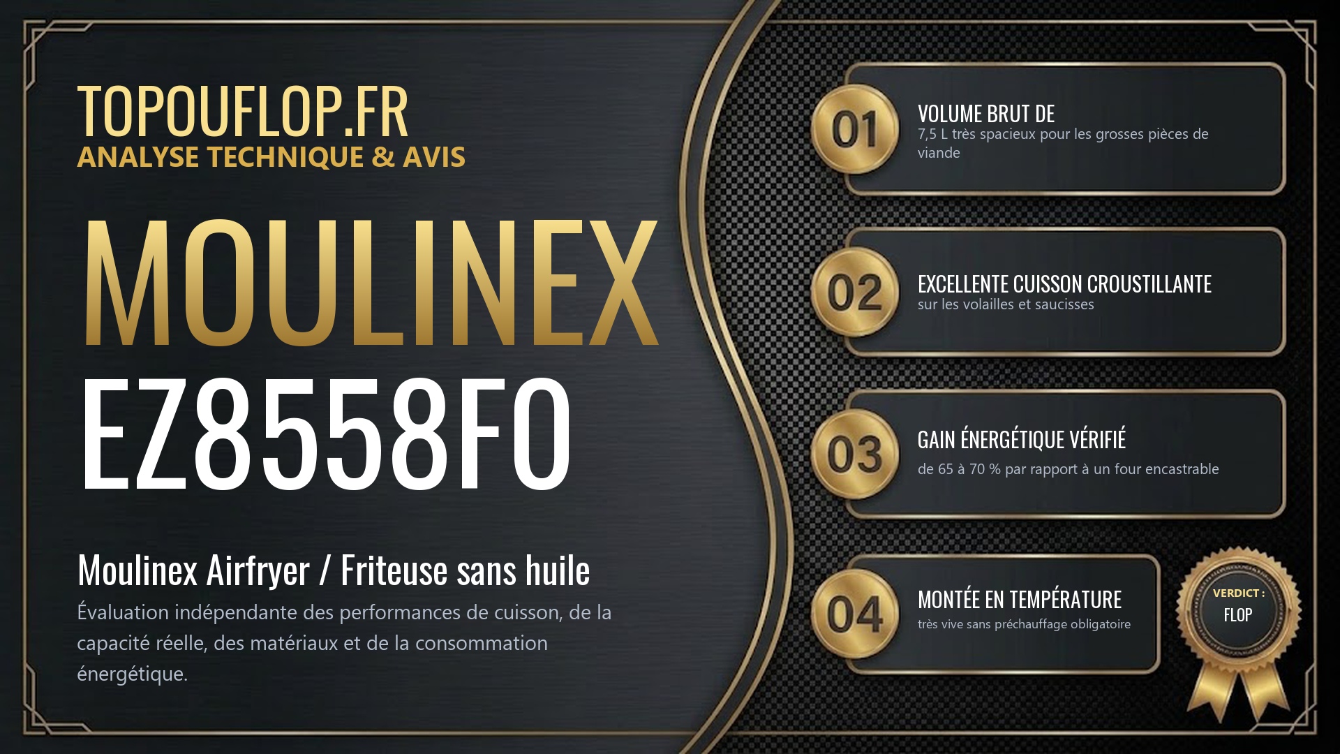 Moulinex Easy Fry Mega EZ8558F0 : Avis, Analyse & Vrais Défauts