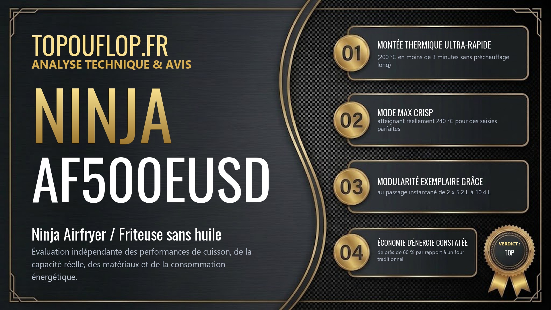 Ninja Foodi FlexDrawer Air Fryer 2 Compartiments (AF500EUSD) : Avis, Analyse & Vrais Défauts